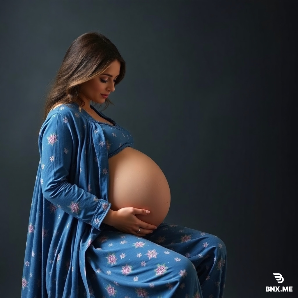 Généré moi une image d'une femme enceinte