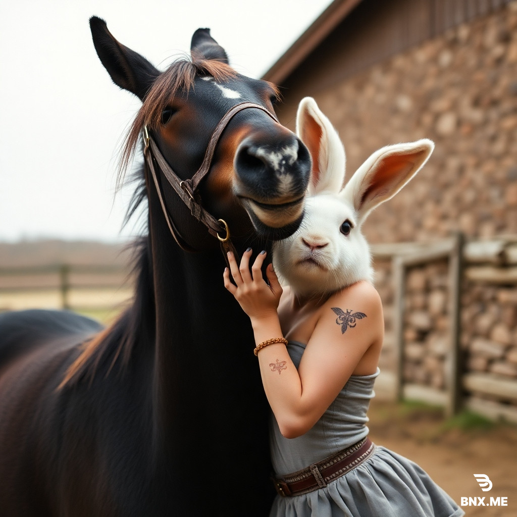 bunny girl getting fucked by horsecock