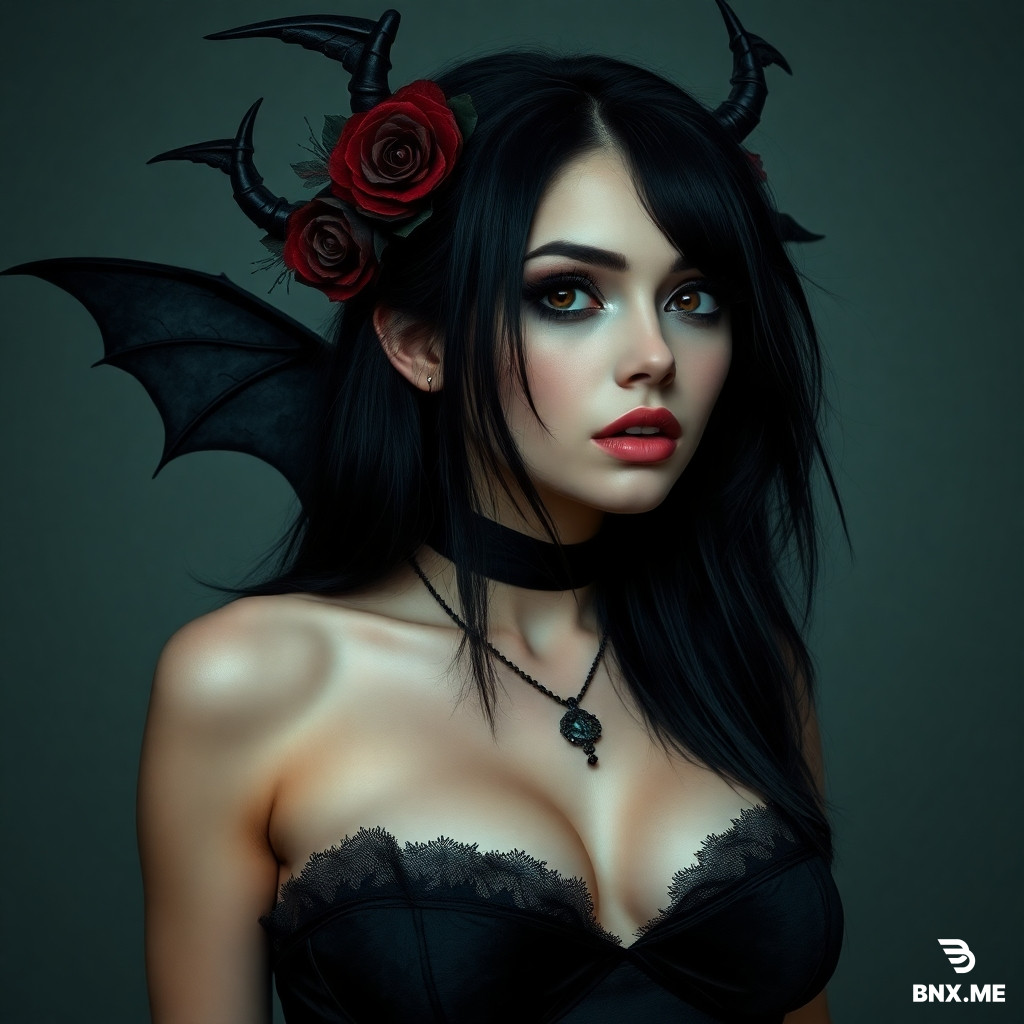goth girl with huge tits