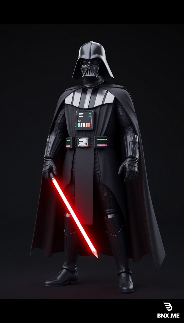 Darth Vader full body. Without light sabers