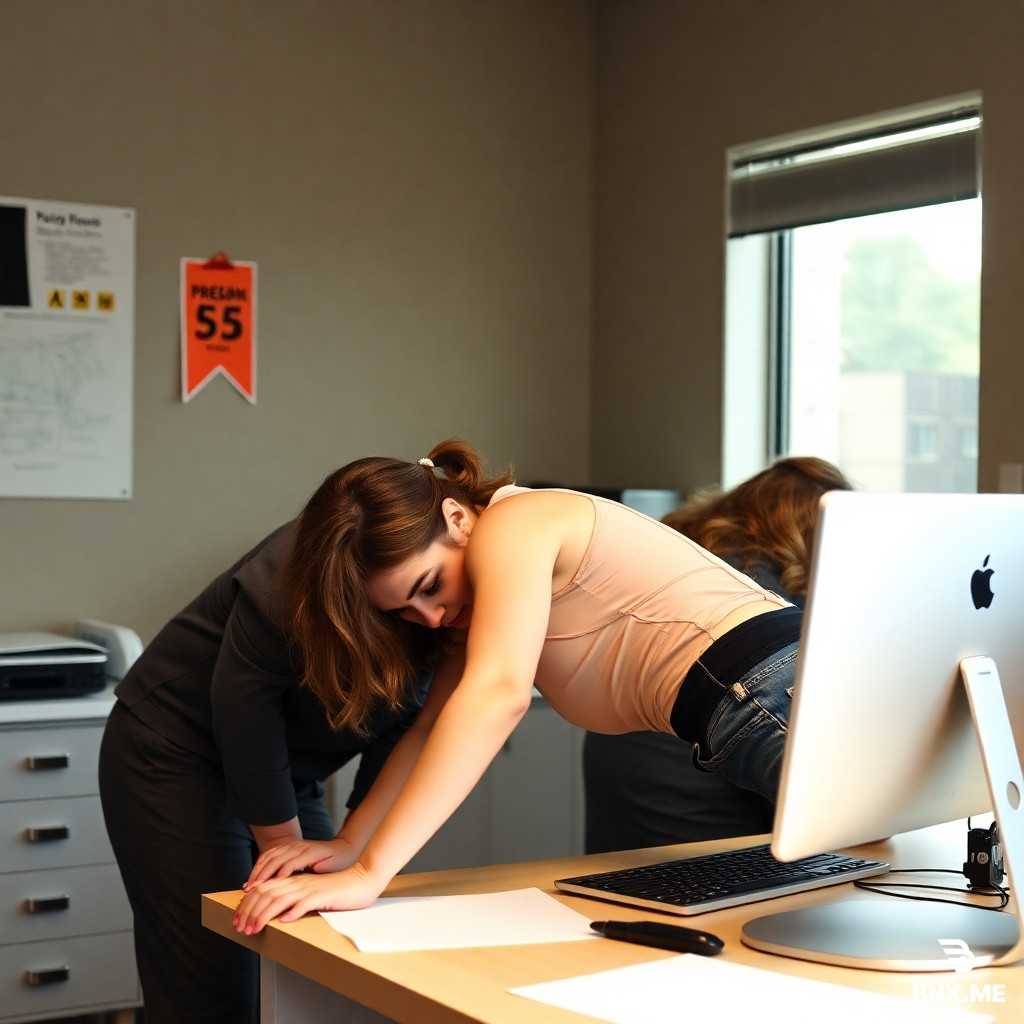 girl get spanking bendover on desk ass up show your ass