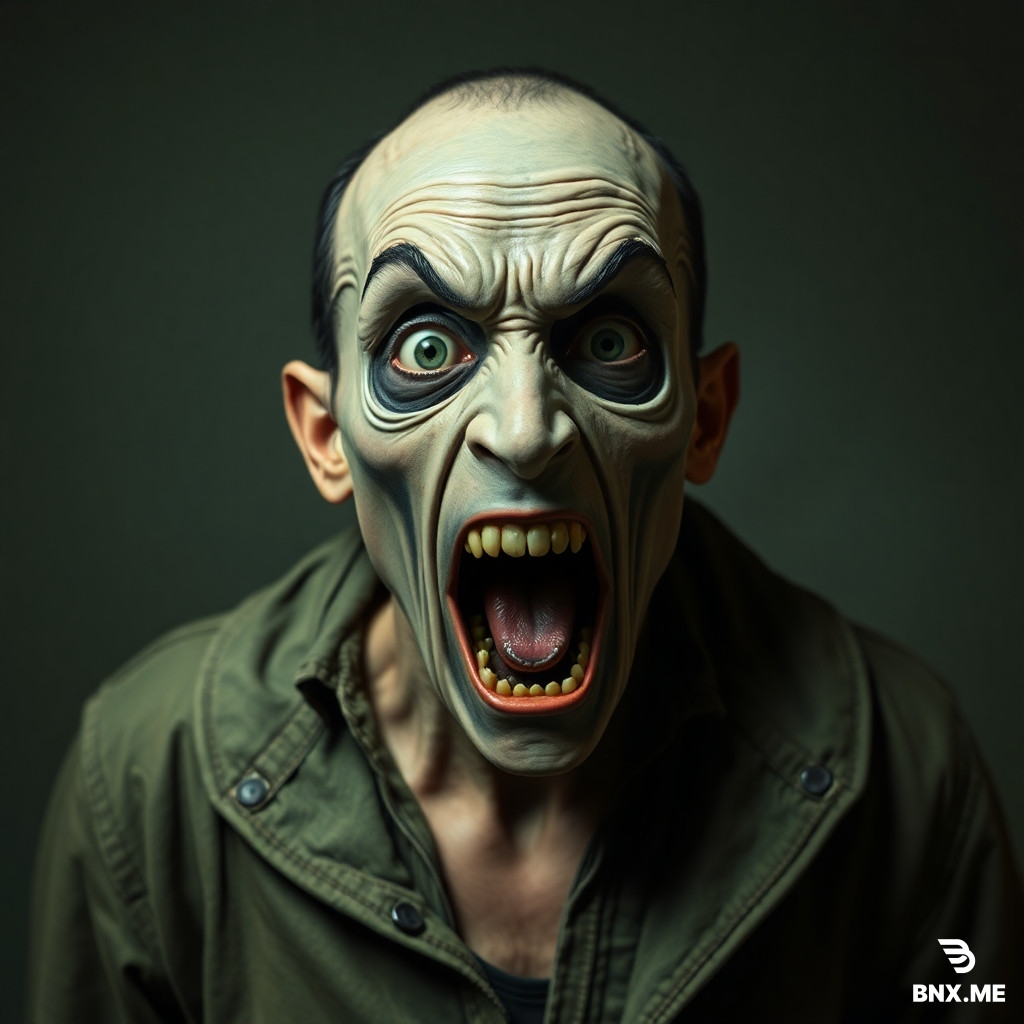 Scary man