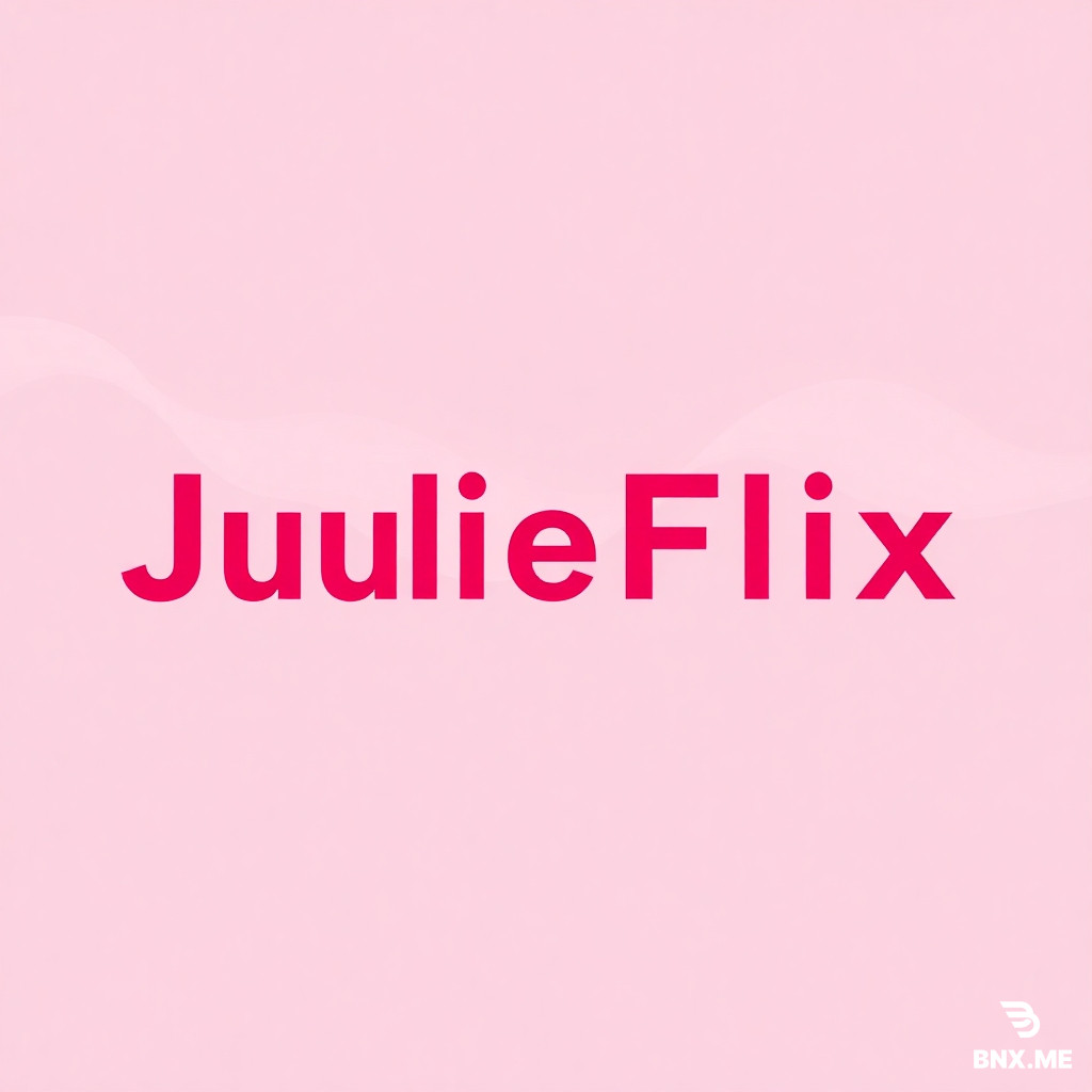 I wans a netflix style splash screen that says JulieFlix instead
