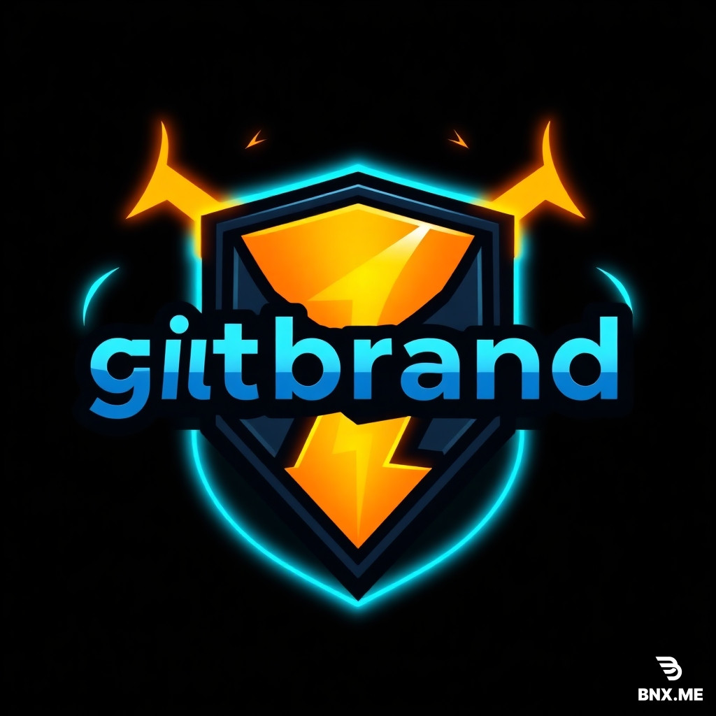 a logo for new start up called gitbrand