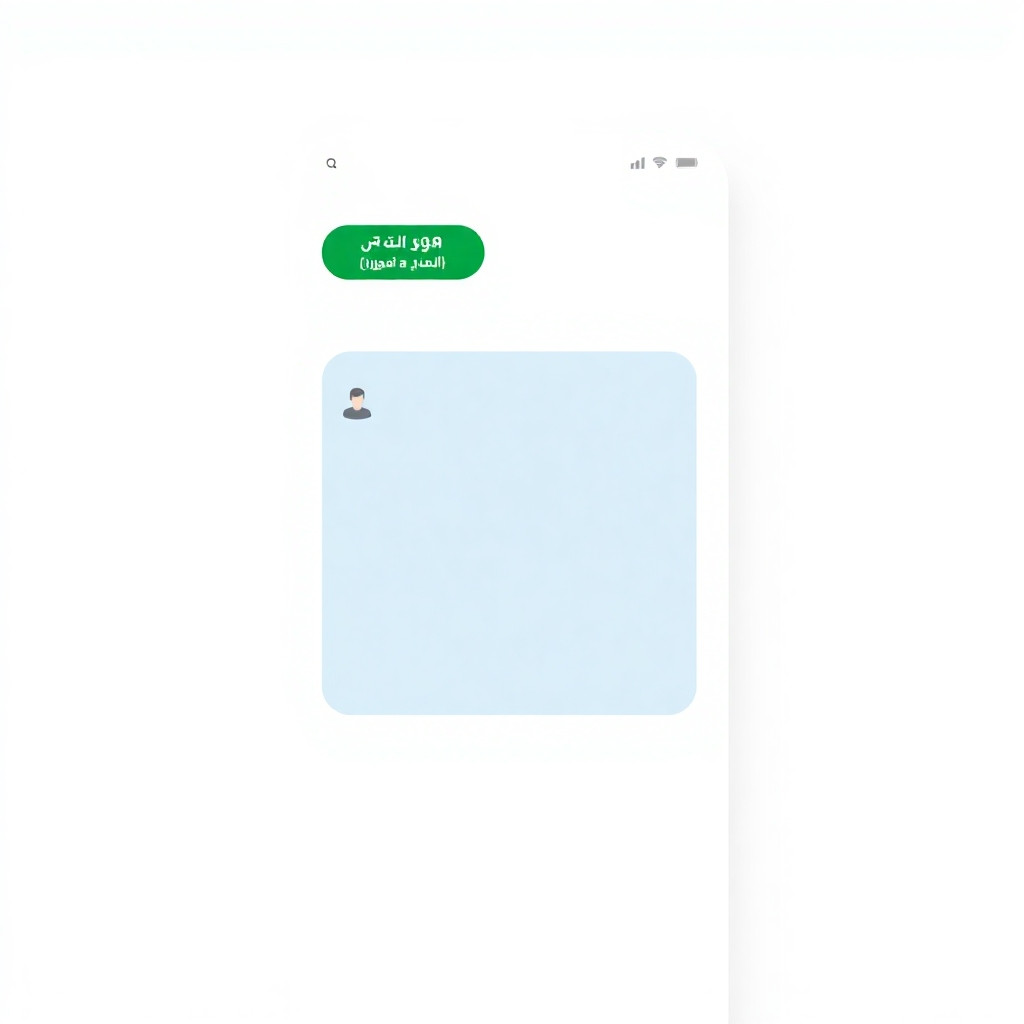 A vertically oriented mobile app UI screenshot (9:16 aspect ratio) with a clean white background and soft shadows. The layout is divided into clear sections:  TOP SECTION: - A small gray text at the very top left: "برای مشاهده جزئیات قابل اعتبارسنجی را دانلود کنید" - Below it, a rectangular bright green button with rounded corners, containing white text: "دانلود قابل اعتبارسنجی"  MIDDLE SECTION (left-aligned, horizontal row): - On the left: a circular gray user avatar icon, with the Persian text "کاربران" below it. - Next to it: a small rounded rectangle with the text "ایران" and a small flag icon (green, white, red). - On the right side of the same row: the bold text "LENDO" in a modern sans-serif font, aligned to the right.  MAIN CARD (centered, with a light blue or gray background, rounded corners, shadow): - Inside the card, at the top: "شما در بالاترین رتبه اعتباری قرار دارید" in medium-sized text. - Below that: a large circular badge or pill with a gradient (blue to purple) showing the text "A - ۶۴۸" in bold white font. The "A" is large and the "۶۴۸" is slightly smaller. - Below the badge, a small label: "نمره اعتبار شما"  BOTTOM SECTION (horizontal row of 4 small pill-shaped boxes): - Four gray/light-blue rounded rectangles arranged in a row, each containing a number:   ۱. ۵۲۰   ۲. ۵۸۰   ۳. ۴۶۰   ۴. ۴۵۰ - Each pill has a small icon or dot above or beside the number (optional, but try to include).  COLORS: - Background: white (#FFFFFF) - Main card: very light gray (#F5F7FA) - Download button: bright green (#00C853 or similar) - Score badge: gradient from blue (#2196F3) to purple (#9C27B0) - Text: dark gray (#333333) for most text, white for badge text. - Numbers in pills: dark blue or dark gray.  STYLE: Flat design, modern fintech dashboard, clean typography, no extra decorations, exactly like a real app screenshot. All Persian text must appear as written above, with numbers in Persian script (۰-۹). Use a standard mobile screen frame (like iPhone or Android).