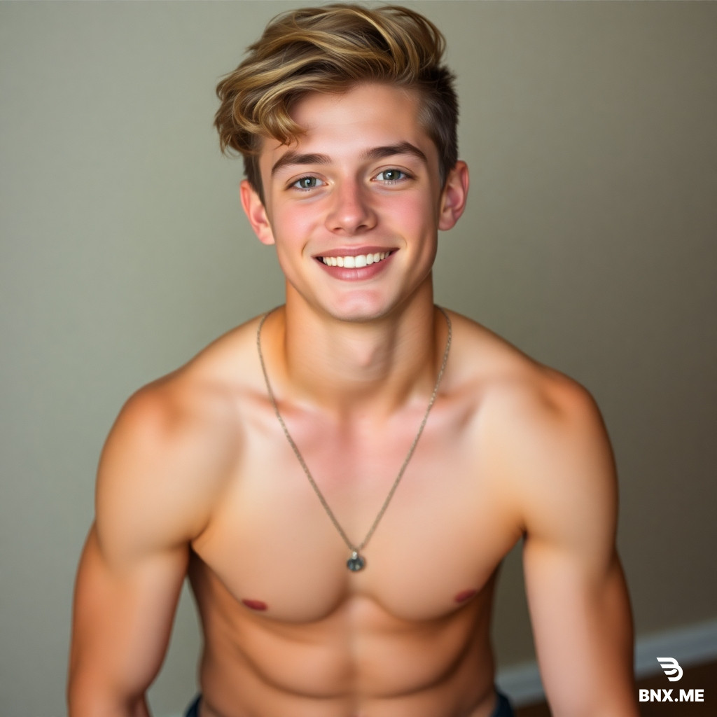 a buff 17 year old boy that is my bf