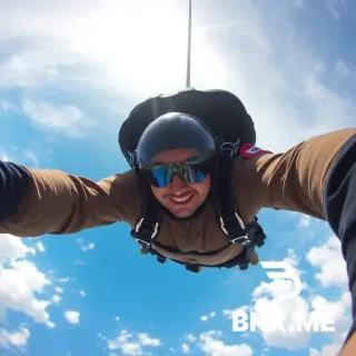 first person pov skydiving