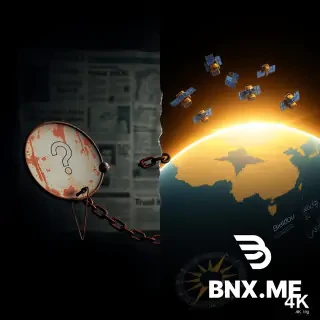 A symbolic two-part image, left side darker. Left: a rusty chain linking a broken GPS satellite dish to a question mark, background shows blurred newspaper headlines from the 1990s about navigation failures. Right side: bright and rising, multiple BeiDou satellites in gold and blue orbits over a map of China, a glowing compass pointing true north. In the middle, the chain cracks and dissolves into light. Dramatic lighting, cinematic wide shot, photorealistic style with slight metaphor. 4k.