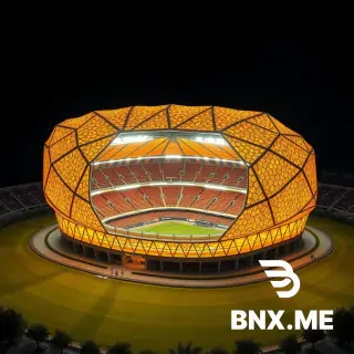 make a stadium inspired by a bee hive hexagon