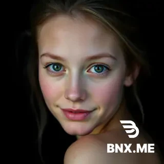 MAKE photo. very Young female Danish eyes. Imtense Look at viewer, freckled skin, Dark background, backlight, Natural Look, smirk, shoulder, flushed face skin