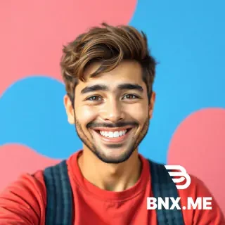 Smile face profile picture for a YouTube channel, family friendly