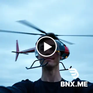 A video showing me a helicopter