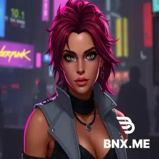 Judy Alvarez from the game Cyberpunk 2077