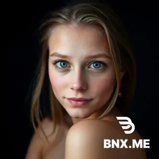 MAKE photo. very Young female Danish eyes. Imtense Look at viewer, freckled skin, Dark background, backlight, Natural Look, smirk, shoulder, flushed face skin, nude