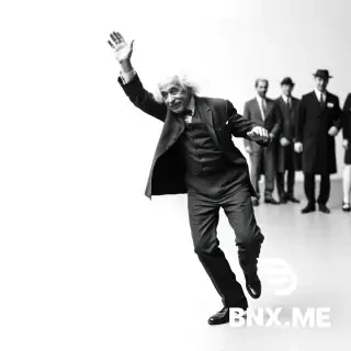 Dancing Man With Albert Einstein