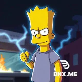 mr.Propper clean Bart simpson.