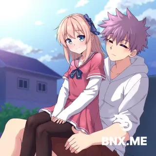 A n4ked anime girl sitting on a dude’s lap
