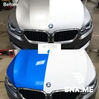 Before and after mobile detailing photos