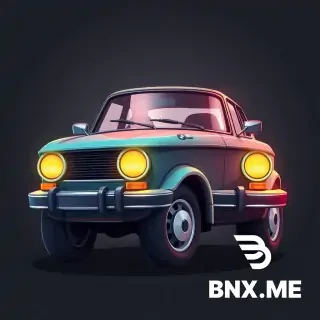 sprite for the game "Rotten Old BMW in Cartoon Style"
