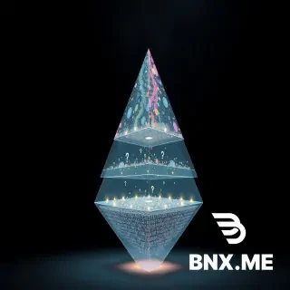 Prompt: A futuristic 3D diagram of a transparent glass pyramid floating in a dark void. The pyramid is divided into 6 distinct horizontal layers. The top layer (L5 L5​) is chaotic, filled with colorful swirling fog, metaphors, and abstract symbols like question marks and myths. As the eye moves down through the layers (L4 L4​ to L1 L1​), the chaos organizes into structured grids, data streams, and mechanical gears. The bottom base layer (L0 L0​) is a solid, glowing bedrock of pure geometric events, binary code, and clear causal lines connecting simple dots. Soft volumetric lighting illuminates the descent. High-tech scientific illustration, clean lines, octane render, 8k, educational style. --ar 16:9 --v 6.0