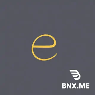 create an logo on a transparent background that represents the letter e in the form of a croissant. This will represent the first e in the brand name Web bakery