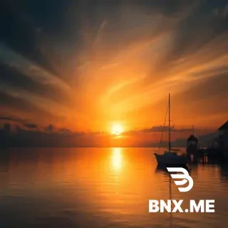Sonnenuntergang am meer