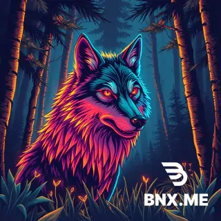 wolf in a forest