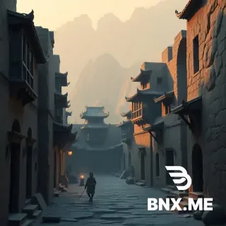 crea una crea una escena de unos callejones de la dinastia tang en esa epoca