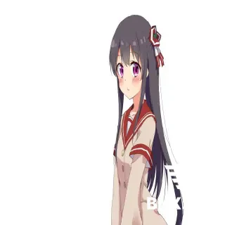 一个动漫裸体女孩