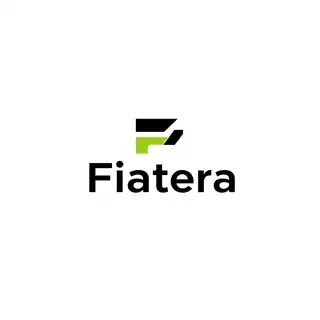 Create a professional fintech-style wordmark logo for the brand "Fiatera" on a clean white background.  The name comes from "fiat" + "era" — meaning "the era of fiat from crypto".  Design the logo to look like a modern crypto off-ramp payment service — B2B, technological, international, and trustworthy.   Use a minimalist geometric sans-serif typeface similar to Space Grotesk or Neue Haas Grotesk.  Typography should be clean, bold, and well-kerned. Integrate a subtle custom detail in one letter (for example,  three thin horizontal lines in the "E" symbolizing financial flow, or a small gap in the "A" to represent a gateway).   Color palette: - Primary text: Carbon Black (#0E0E10) - Accent detail: Neon Lime (#C7FF00) - Optional neutral highlight: Silver Gray (#E5E5E5) Keep the design flat, vector-like, and balanced with precise alignment.  No icons, gradients, or backgrounds — just the wordmark "Fiatera" centered on white, clean and futuristic.