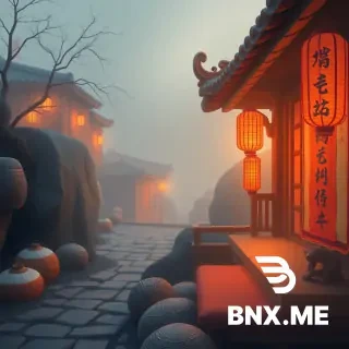 一位亚洲女性在沙滩上站立裸体摆出优美的姿势正面朝镜头