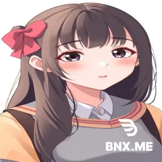 A cute high school JK student girl