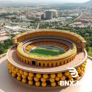 make a stadium inspired by a bee hive