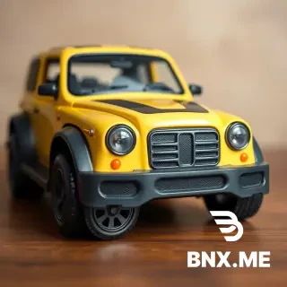 Picture of a toy car a more make able one