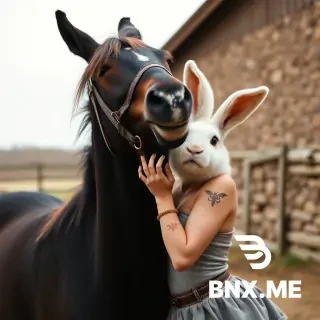 bunny girl getting fucked by horsecock