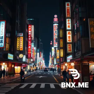 generate an image of a japan night scene in tokyo no crazy just a cozy wallpaper