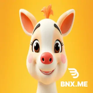 Smily face 3d model animal cartoon for a YouTube channel, family friendly. Colorful background. FOR YOUTUBE CHANNEL BANNER. 2560 x 1440 Pixels