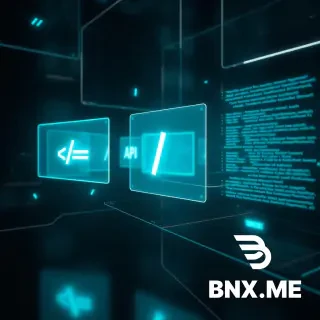 Futuristic abstract software engineering scene with translucent glass interfaces floating in space, illuminated coding symbols (</>, {}, API lines, terminal commands) glowing softly in a dark mode environment. Ambient cinematic lighting, elegant black and graphite color palette with neon cyan highlights, ultra-modern tech aesthetic, realistic reflections, depth, volumetric fog, sleek minimal composition, photorealistic rendering, ultra-detailed textures, 8K, masterpiece quality.