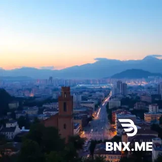 Hazme una imagen de una ciudad