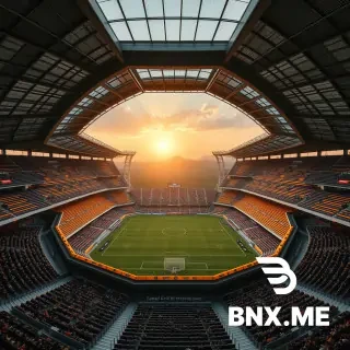 generate me a stadium with the shape of a hexagon like a bee hive show the view on top with roof everywhere except leave a rectangle view where u can see the field