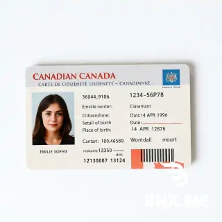 GPT Image 2 by ChaTGPT to generate ID cards   Note: this is a sample   Prompt : Ultra-realistic 16:9 close-up scan of a Canadian citizenship card placed on a clean light grey/white background. The card is horizontally aligned, centered in frame, captured in sharp focus with studio lighting.  Design features a modern government-issued ID layout with bilingual English and French text. Top-left includes the Canadian flag with a red maple leaf. Header text reads “CANADA – CANADIAN CITIZENSHIP CARD / CARTE DE CITOYENNETÉ CANADIENNE.”  The card includes a passport-style portrait of a young woman: medium-length dark brown hair, center-parted, natural makeup, warm skin tone, neutral expression, direct gaze, subtle freckles, wearing minimal jewelry and a dark top.  Personal details section includes: – Surname: MARTIN – Given names: ÉMILIE SOPHIE – Citizenship number: 1234-5678 – Date of birth: 14 APR 1996 – Place of birth: MONTRÉAL, QC, CANADA – Issue date: 20 MAY 2024 – Expiry date: 20 MAY 2034  Background design includes intricate guilloche patterns, microprinting, and soft pastel gradients. A large holographic maple leaf occupies the right side with iridescent rainbow reflections.  Additional elements: – Government of Canada emblem in top-right – Embedded hologram square with maple leaf security seal – Fine-line engraving patterns across the surface – Signature at bottom right (“Émilie S. Martin”)  Lighting is soft and even, highlighting laminated plastic texture, subtle reflections, and security overlays. No hand visible. Clean, minimal, professional composition. Photorealistic, high detail, 8K quality.