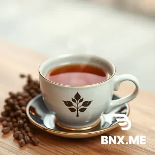 a cup of tea for a company logo