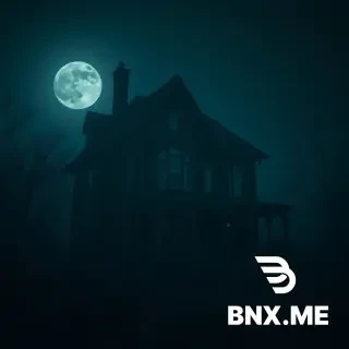 "Dark abandoned Victorian house at night, full moon behind it, overgrown weeds, broken windows, eerie atmosphere, foggy, dim moonlight, ultra-realistic, horror aesthetic, cinematic composition, 8k resolution, high contrast, dark moody colors, vertical 9:16."