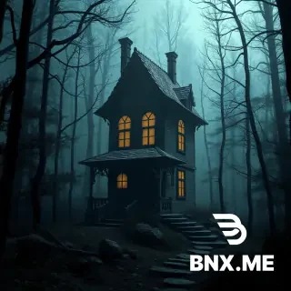 witches house in a deep forest