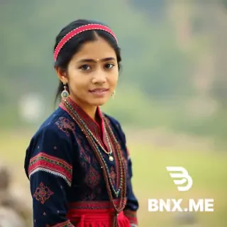 nepali girl with national dress