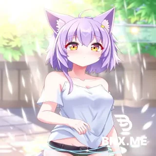 catgirl, wet t-shirt contest