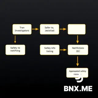 Create image in which I can understand the flow of Notification to Investigators of Safety Info Line Listing and Notification to IRB/IEC of Aggregated Safety Reports
