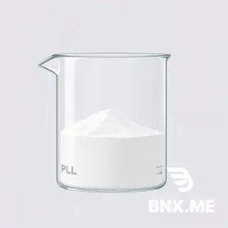 Create a highly detailed, scientifically accurate icon illustration of "polylactic acid (PLA) in powder form in a glass pan" designed specifically for publication in a high-impact SCI journal (e.g., ACS, Elsevier, Nature, or Science family journals).  **Main Subject:** A standard glass pan containing polylactic acid (PLA) in powder form. The beaker is shown in a clean, three-quarter side view with slight perspective for depth and recognizability. The beaker features precise, realistic details: thick walls, a prominent pouring spout, and fine etched volume graduation markings (visible but not dominant).  **polylactic acid (PLA) in powder form:** Inside the pan, polylactic acid (PLA) in powder form fills the pan to approximately 2/3 part.  **Style and Aesthetic:** - Scientific illustration style: clean, precise, and photorealistic with vector-level clarity and sharpness. - Formal, minimalist, and rigorous academic aesthetic suitable for high-impact journal figures and graphical abstracts. - Even, soft professional laboratory lighting with subtle highlights on the glass and gentle reflections on the binder surface. - Neutral, pure white or very light gray background (or fully transparent background if supported). - No text, labels, shadows outside the object, people, hands, or extraneous elements. - High contrast and excellent legibility when scaled down to icon size (e.g., 512x512 px or smaller).  **Technical Requirements:** - Ultra-high resolution, sharp edges, perfect geometry. - Color-accurate and publication-ready (CMYK compatible tones). - Professional, objective, and trustworthy visual tone — no artistic exaggeration, cartoon elements, or dramatic effects. - Aspect ratio: square (1:1) optimized for icon use.  This image must convey scientific precision, laboratory authenticity, and material realism appropriate for materials science, civil engineering, or petroleum chemistry research.