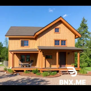 First, decide what specific stage or style you want to showcase (e.g., the finished cottage, the building process, or the surrounding environment).