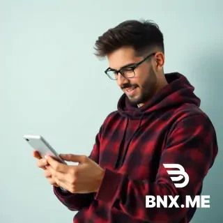 A mobile device and male